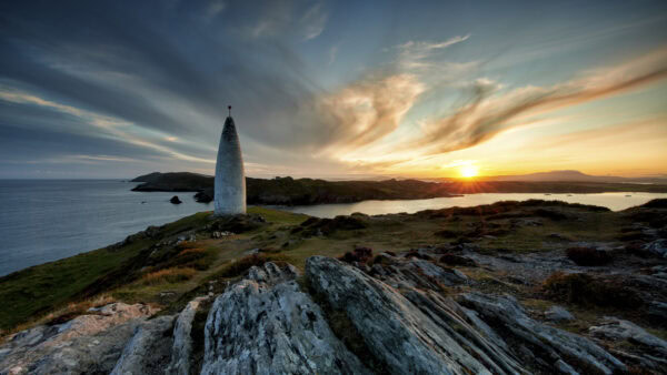 Baltimore Beacon Sunset