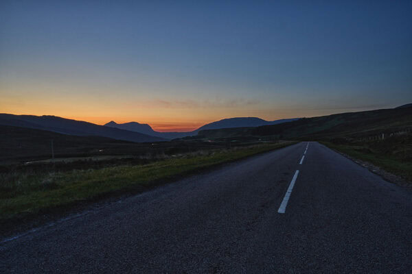 Highlands at night