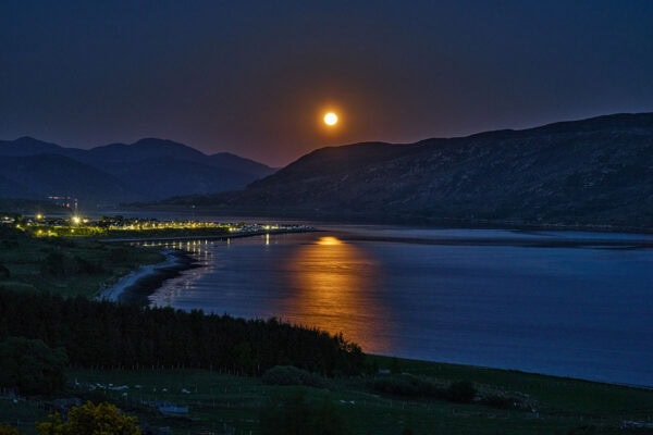 Loch Broom Full Moon