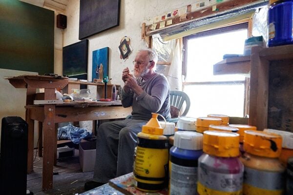 Artist Sean O’Neill, Sherkin Island